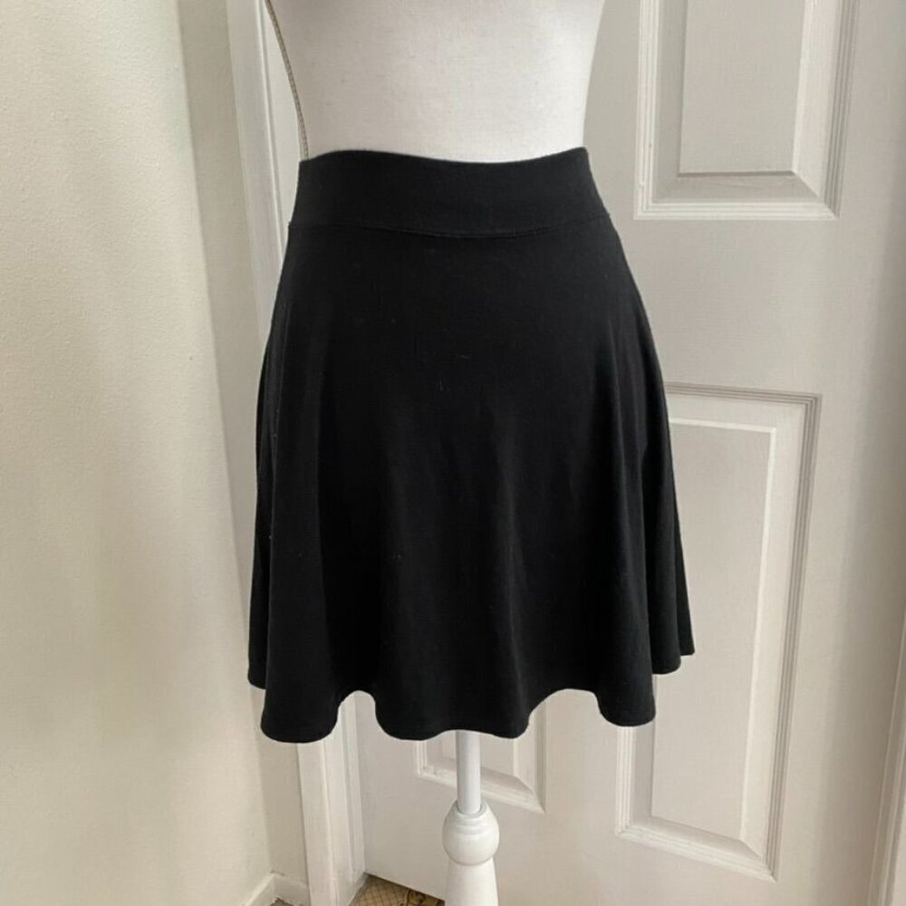 Target Mossimo Supply Co. Skater Skirt Black Size XS Elastic Waist